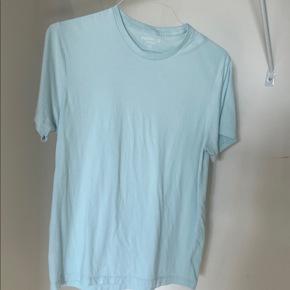 J. Crew Factory Light Blue Short Sleeve Tee